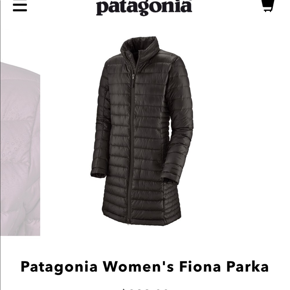 NWT Patagonia Fiona Parka - black